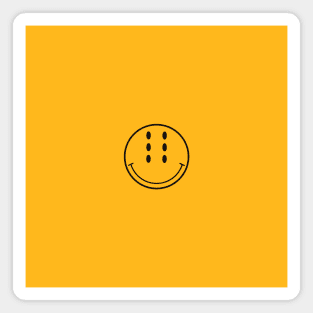 Six-Eyed Smiley Face, Small Magnet